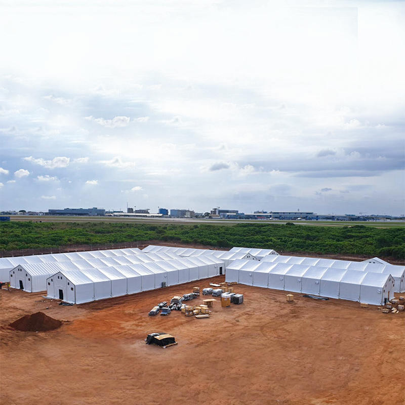 IFRC/ICRC/WFP/IOM Standard 10x32m Durable Flexible Storage Tent Mobile Storage Units(MSU)