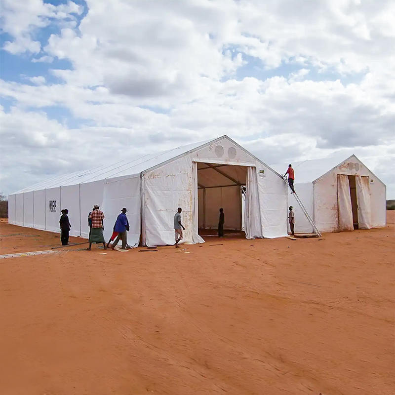 IFRC/ICRC/WFP/IOM Standard 10x32m Durable Flexible Storage Tent Mobile Storage Units(MSU)