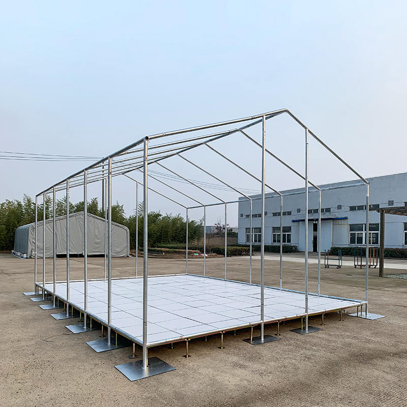 5x7m Typa a Membrane Covered Steel Frame Structure Relief Tent