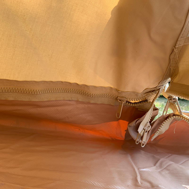 4 Metre Single Pole Tipi Family Camping Canvas Tent