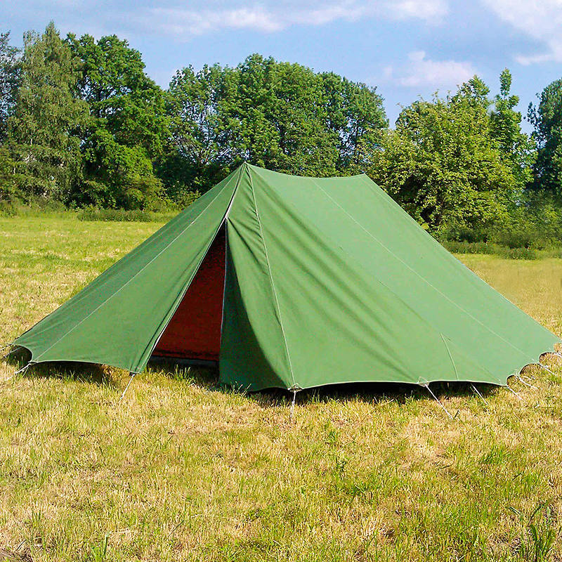 5.2x5.5m Traditional Scout Canvas Tent for 8 Persons