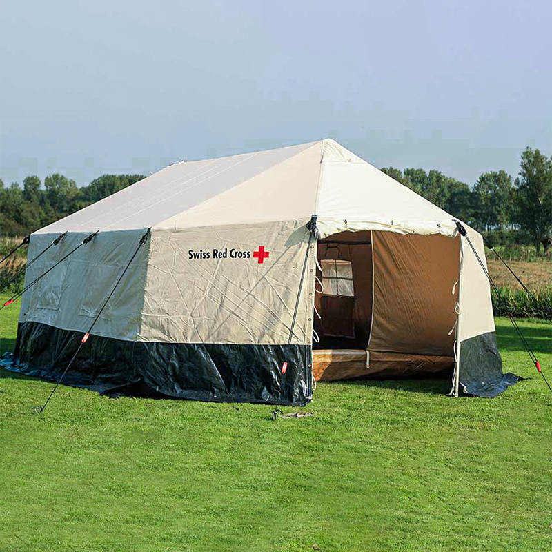 ICRC IFRC UNHCR Standard 5-Person Double Foldable All-Weather Family Tent