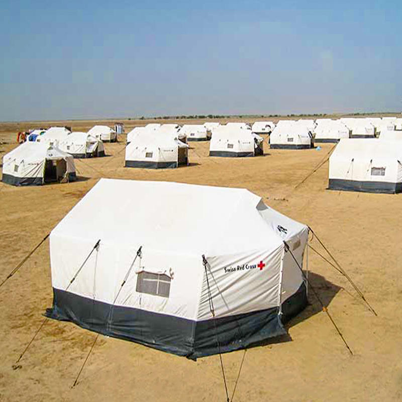 ICRC IFRC UNHCR Standard 5-Person Double Foldable All-Weather Family Tent