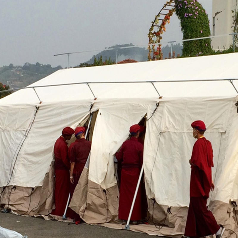 MSF/ICRC/IFRC Standard 45m² Multi-Purpose Tent Base Tent Used for Schooling, Office, Clinic