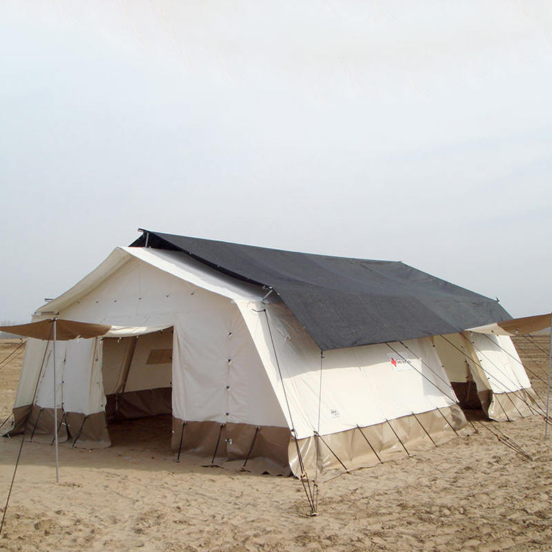 MSF/ICRC/IFRC Standard 45m² Multi-Purpose Tent Base Tent Used for Schooling, Office, Clinic