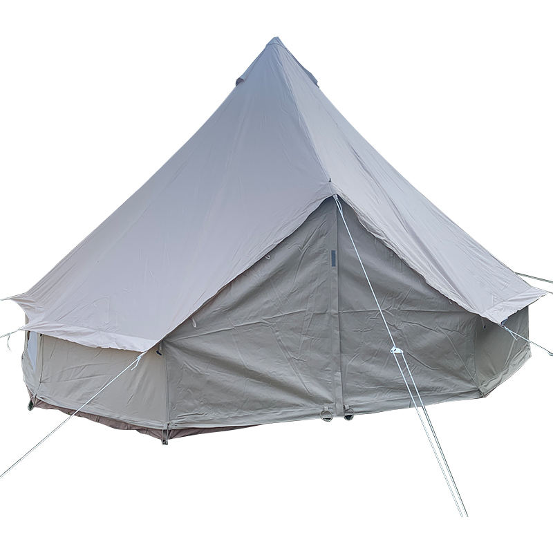 4m 4 Person Canvas Bell Tent for Family Camping