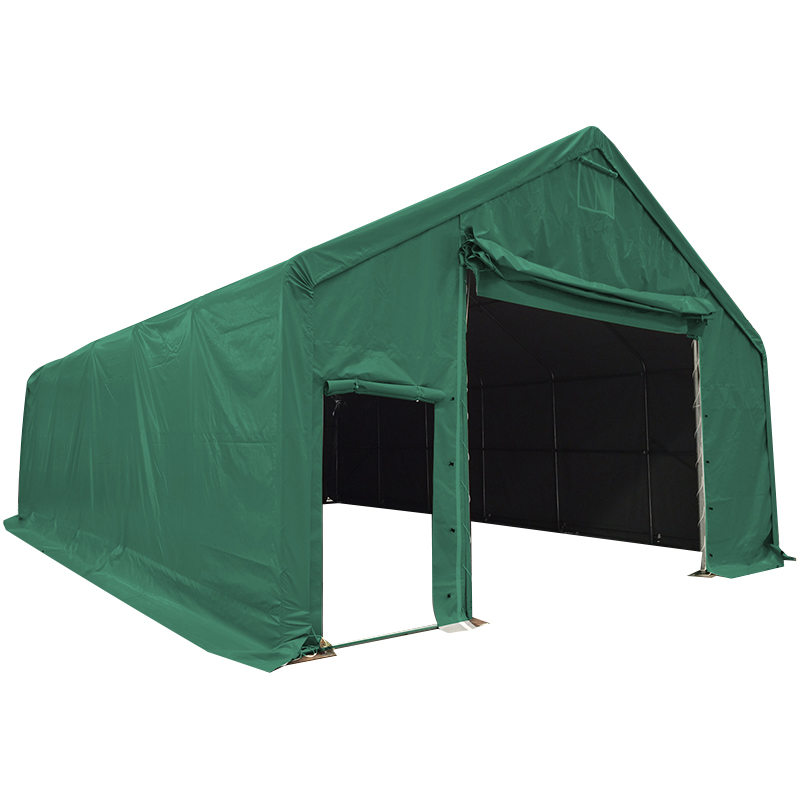 8X12m-3m PVC Warehouse Industrial Large Green Storage Tent