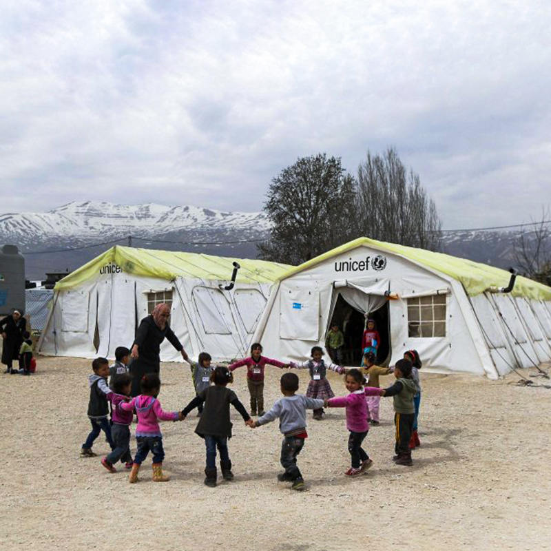 UNICEF Standard 42m² Multipurpose Fire Retardant Huggy Tent