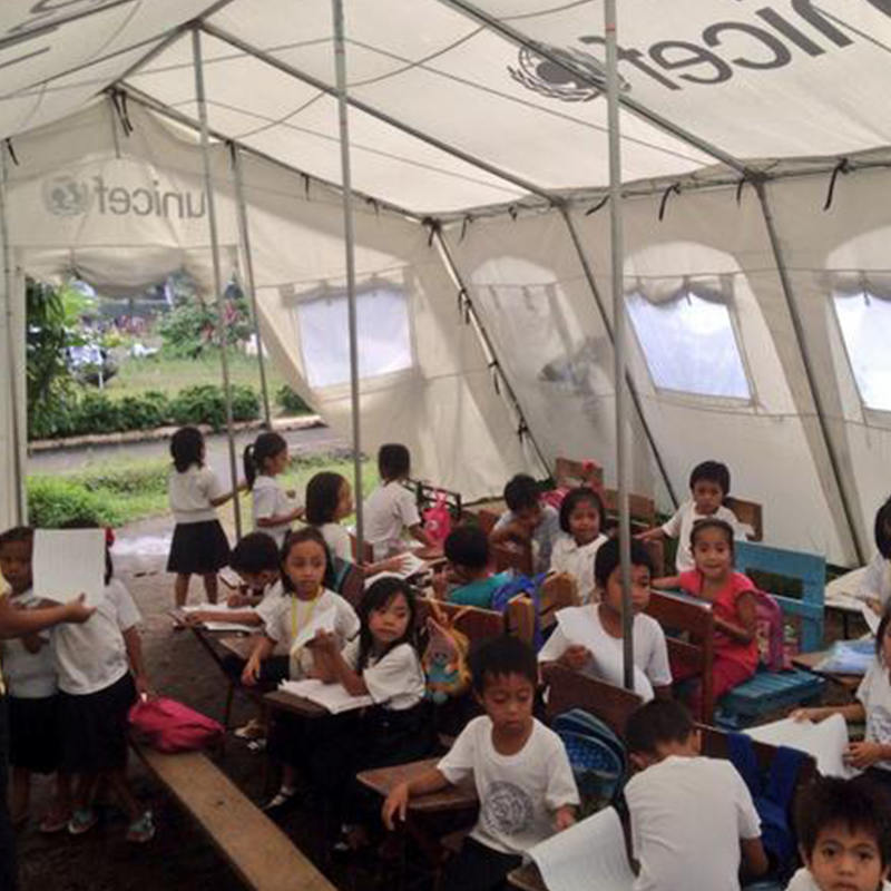 UNICEF Standard 42m² Multipurpose Fire Retardant Huggy Tent