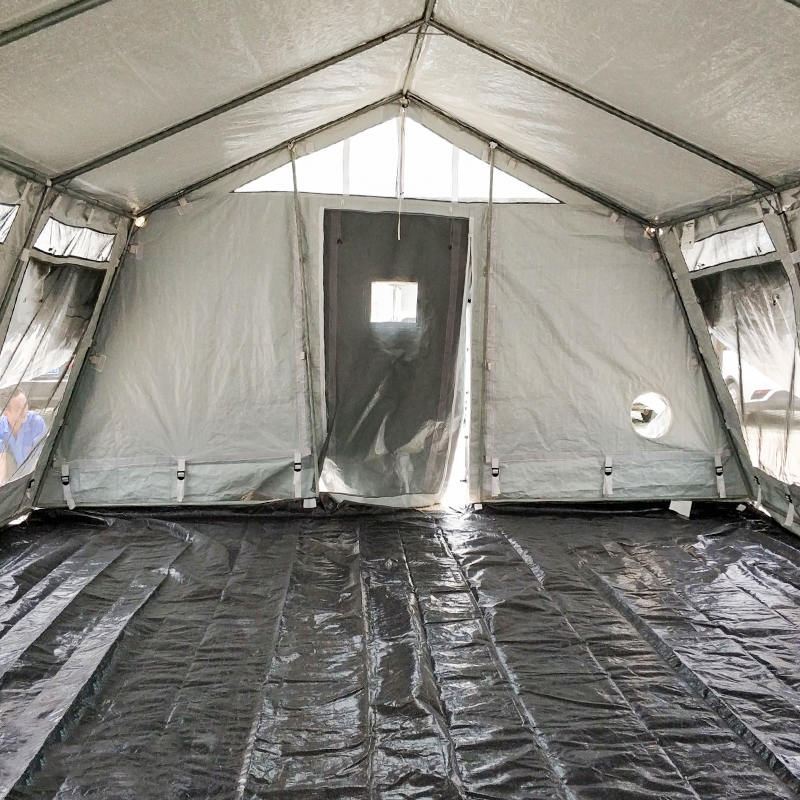 UNICEF Standard 42m² Multipurpose Hub Tent with Integrated/removable Shade Cover