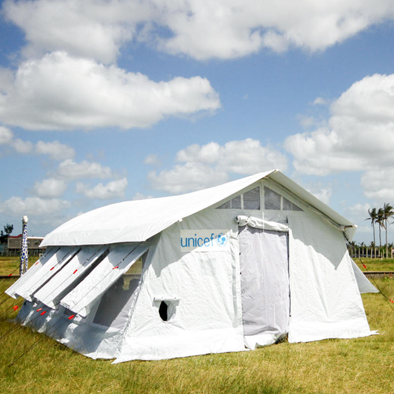 UNICEF Standard 42m² Multipurpose Hub Tent with Integrated/removable Shade Cover