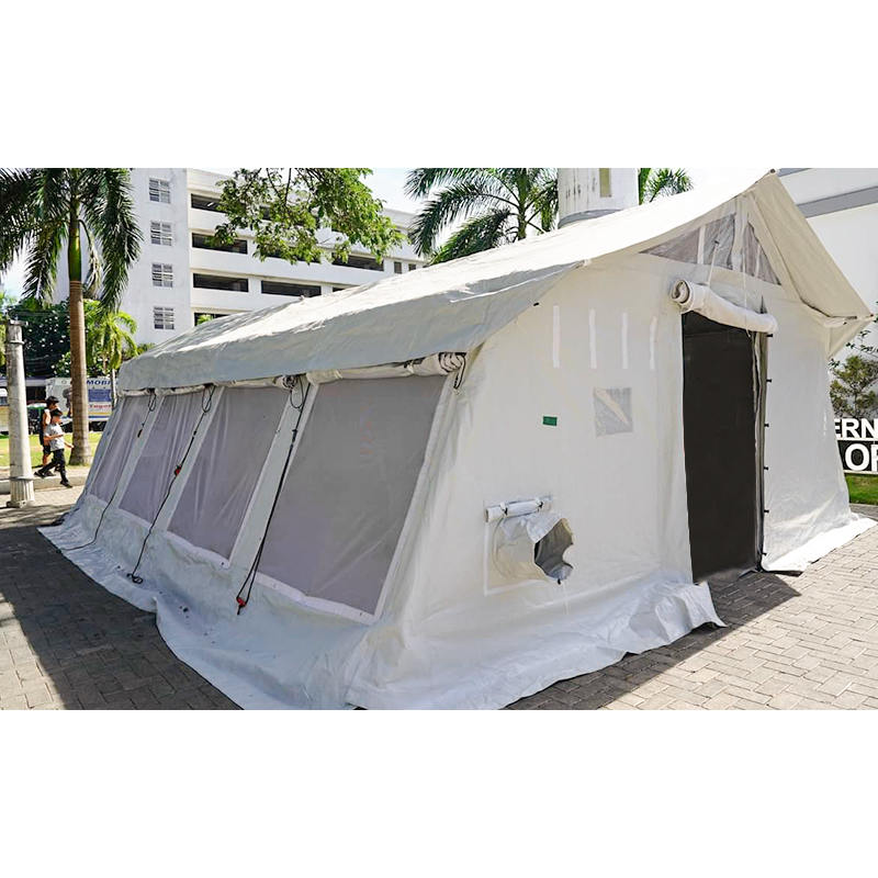 UNICEF Standard 42m² Multipurpose Hub Tent with Integrated/removable Shade Cover