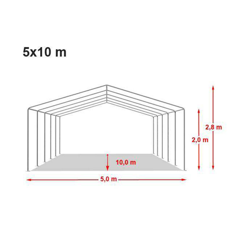 Economical 5x10m PVC White Party Marquee