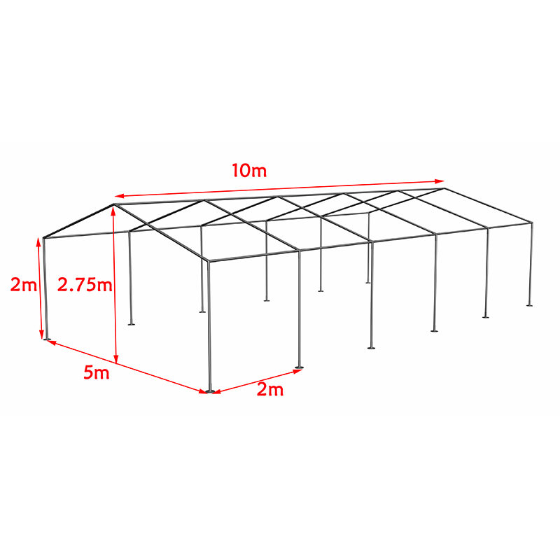 Economical 5x10m PVC White Party Marquee