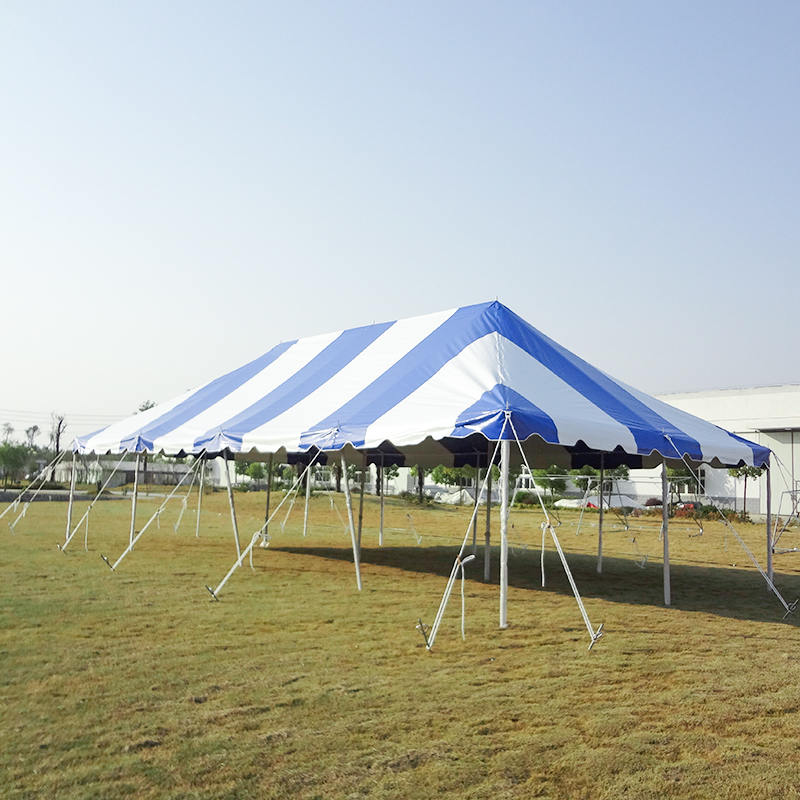 5X10m Traditional Waterproof PVC Party Pole Tent