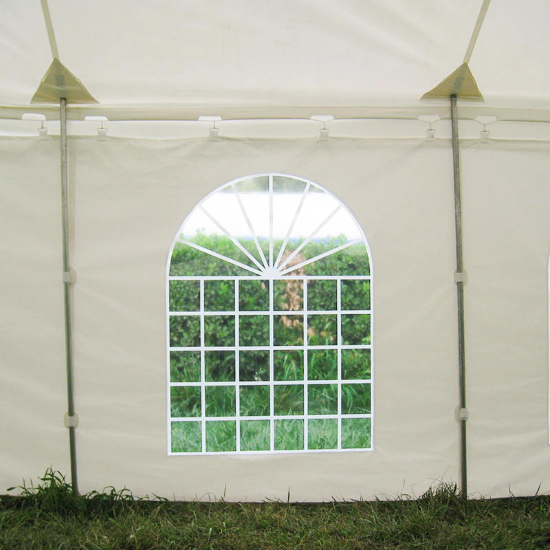 7X12m Traditional PVC Event Pole Tent with Windows