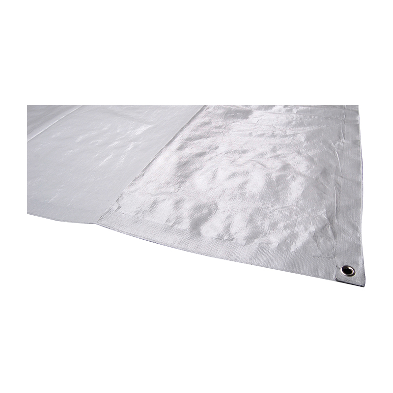 4x50m Woven HDPE Black Plastic Tarpaulin