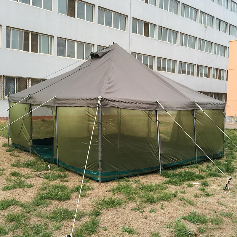 4.8x4.8m Military Pole Tent- Tropical Type
