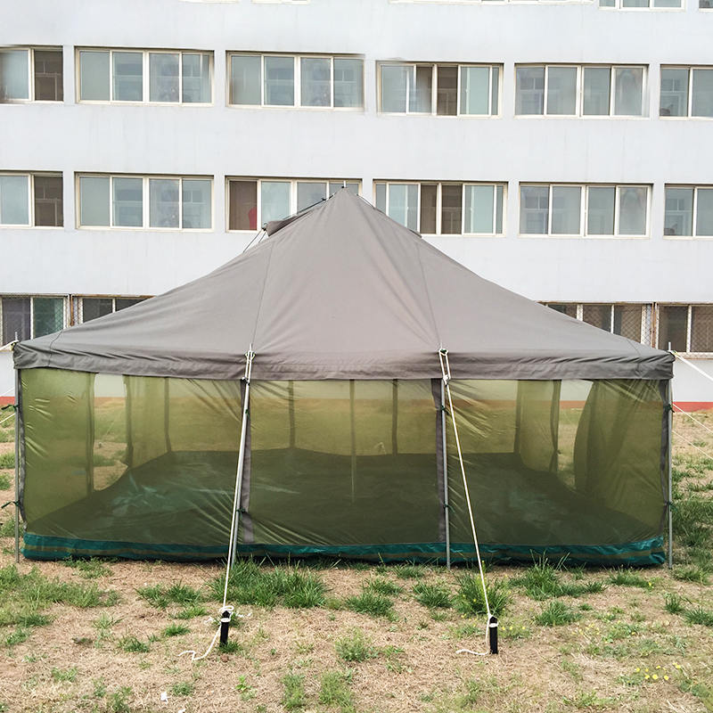 4.8x4.8m Military Pole Tent- Tropical Type
