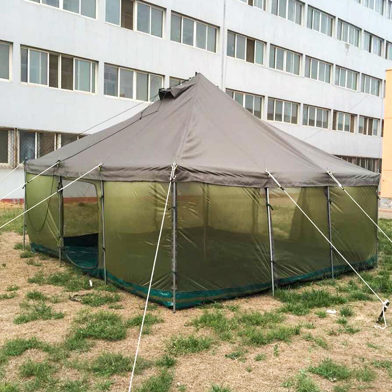 4.8x4.8m Military Pole Tent- Tropical Type