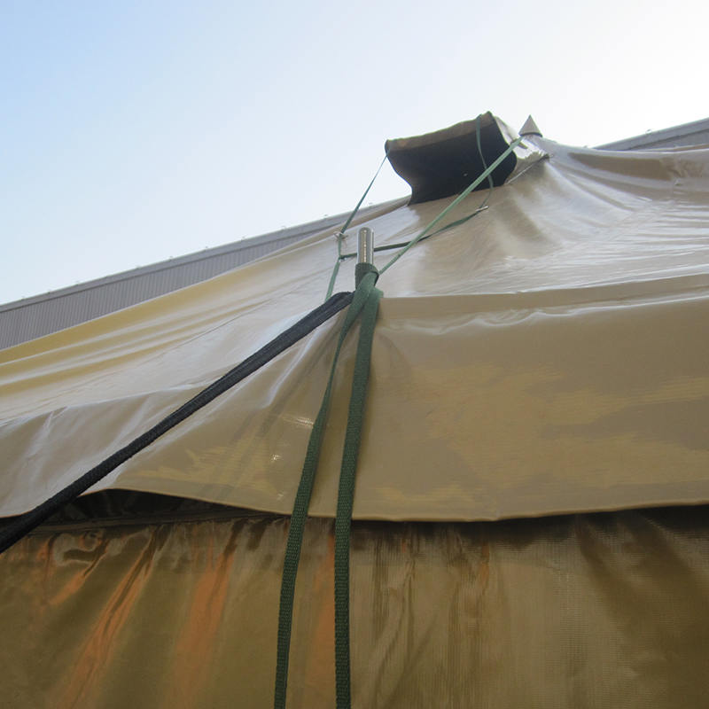5x5m 8-12 Person Canvas Army Tent Disaster Relief Tent