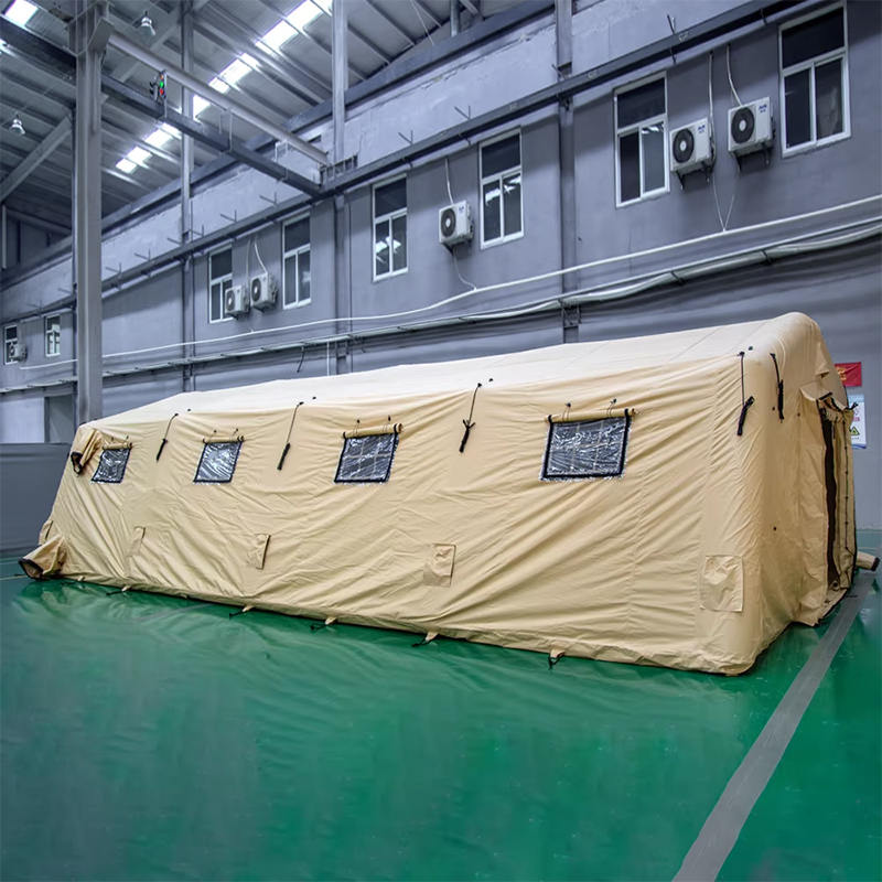 5.6x9.95m Multipurpose Medium Rapid Deployment Shelter Low-Pressure Inflatable Tent