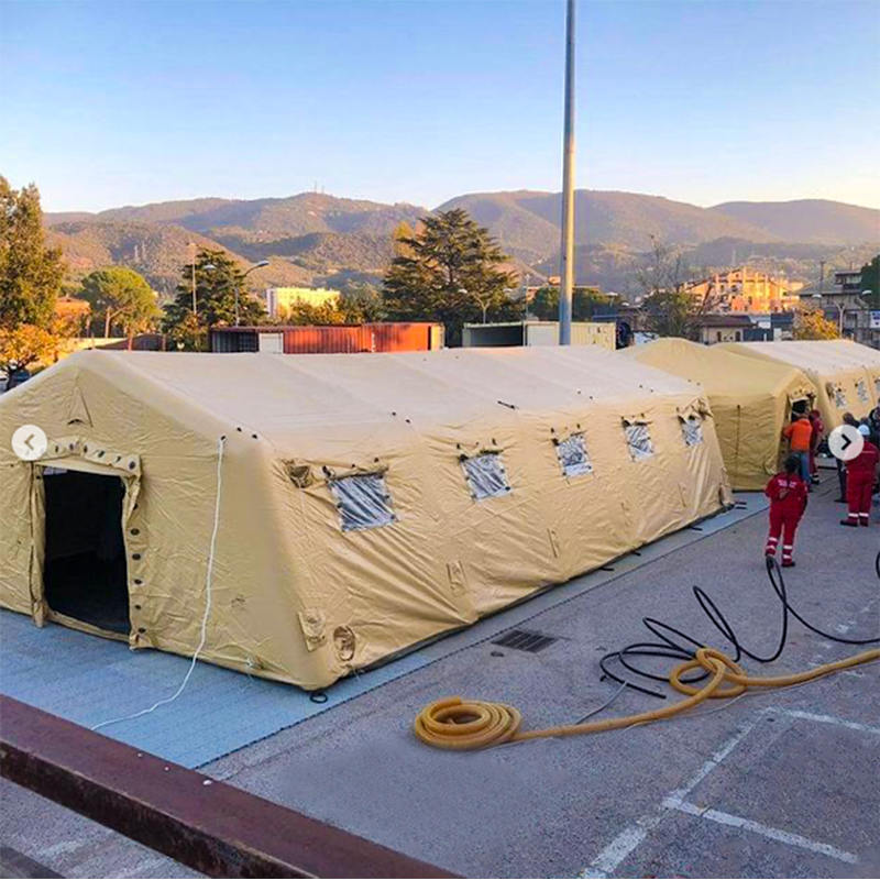 Low-Pressure 5.6x12.35m Multipurpose Large Inflatable Quick Deploy Airtight Tent