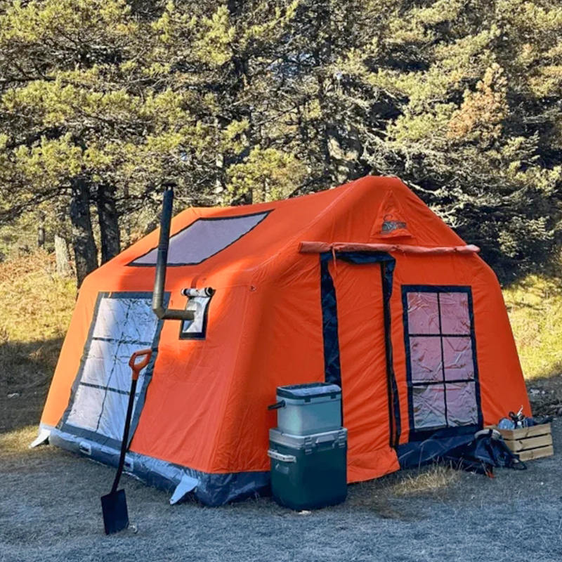 8-10 Person Four Season Glamour Fireproof and Anti-Bacterial Inflatable Camping Tent