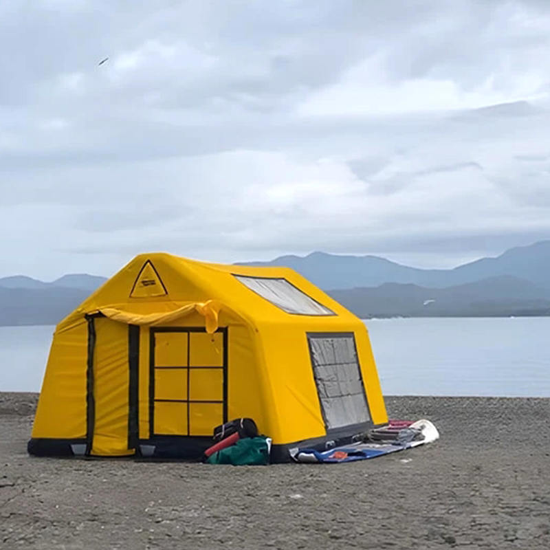 8-10 Person Four Season Glamour Fireproof and Anti-Bacterial Inflatable Camping Tent