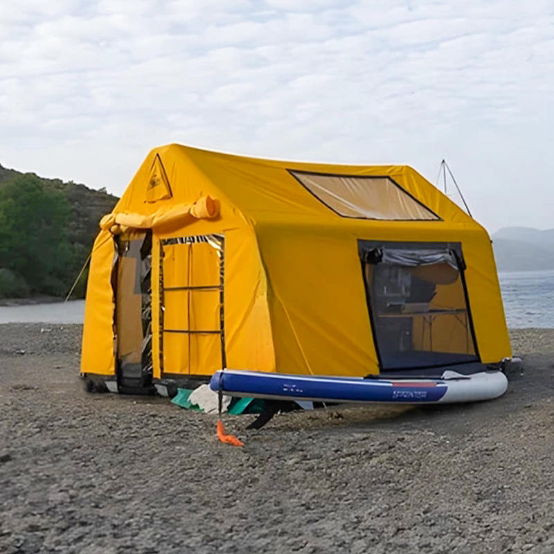 8-10 Person Four Season Glamour Fireproof and Anti-Bacterial Inflatable Camping Tent