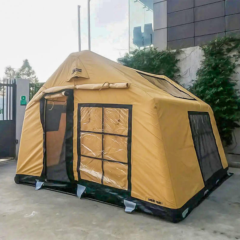 8-10 Person Four Season Glamour Fireproof and Anti-Bacterial Inflatable Camping Tent