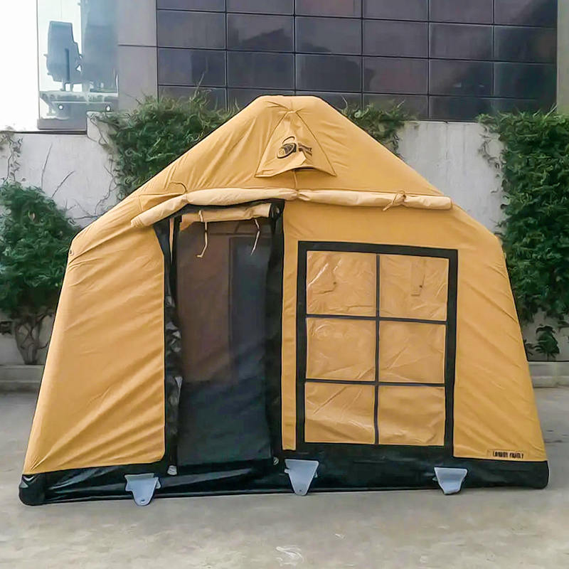 8-10 Person Four Season Glamour Fireproof and Anti-Bacterial Inflatable Camping Tent
