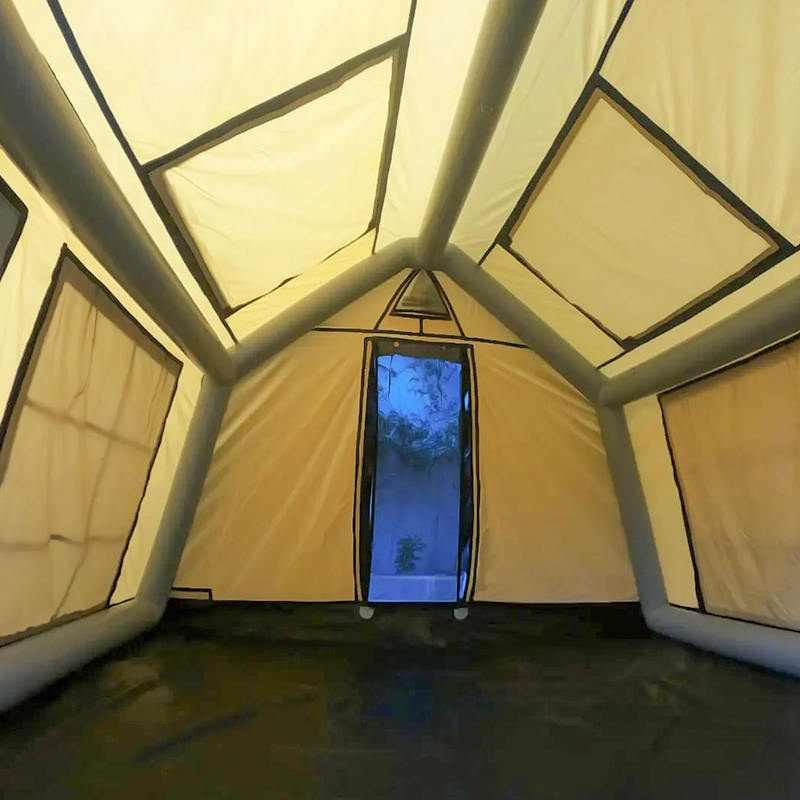8-10 Person Four Season Glamour Fireproof and Anti-Bacterial Inflatable Camping Tent