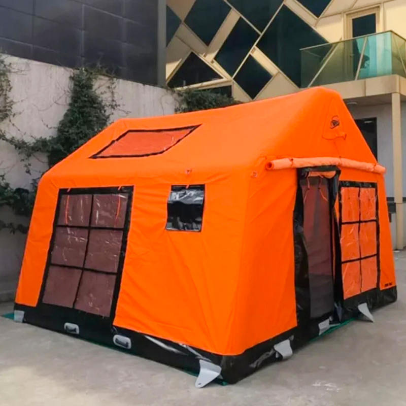8-10 Person Four Season Glamour Fireproof and Anti-Bacterial Inflatable Camping Tent