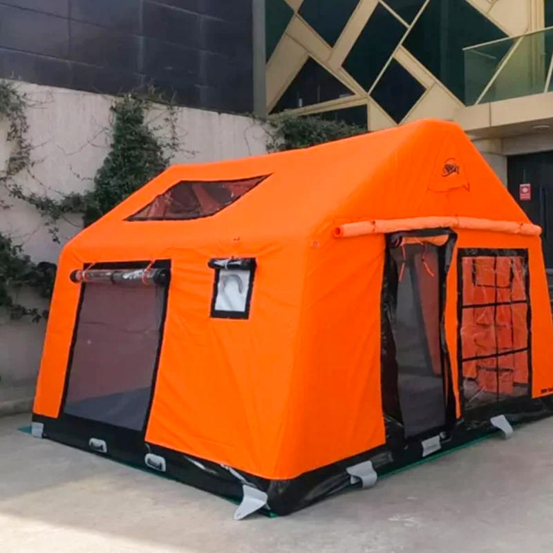 8-10 Person Four Season Glamour Fireproof and Anti-Bacterial Inflatable Camping Tent