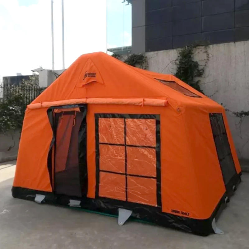 8-10 Person Four Season Glamour Fireproof and Anti-Bacterial Inflatable Camping Tent