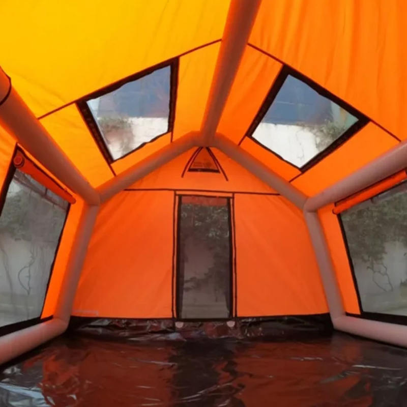 8-10 Person Four Season Glamour Fireproof and Anti-Bacterial Inflatable Camping Tent