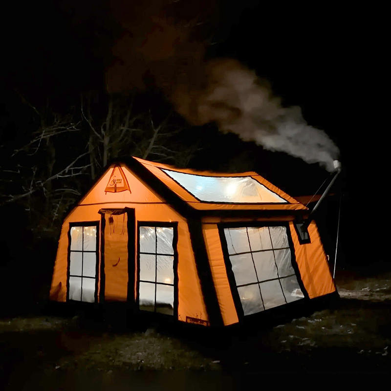 8-10 Person Four Season Panorama Inflatable Camping Tent