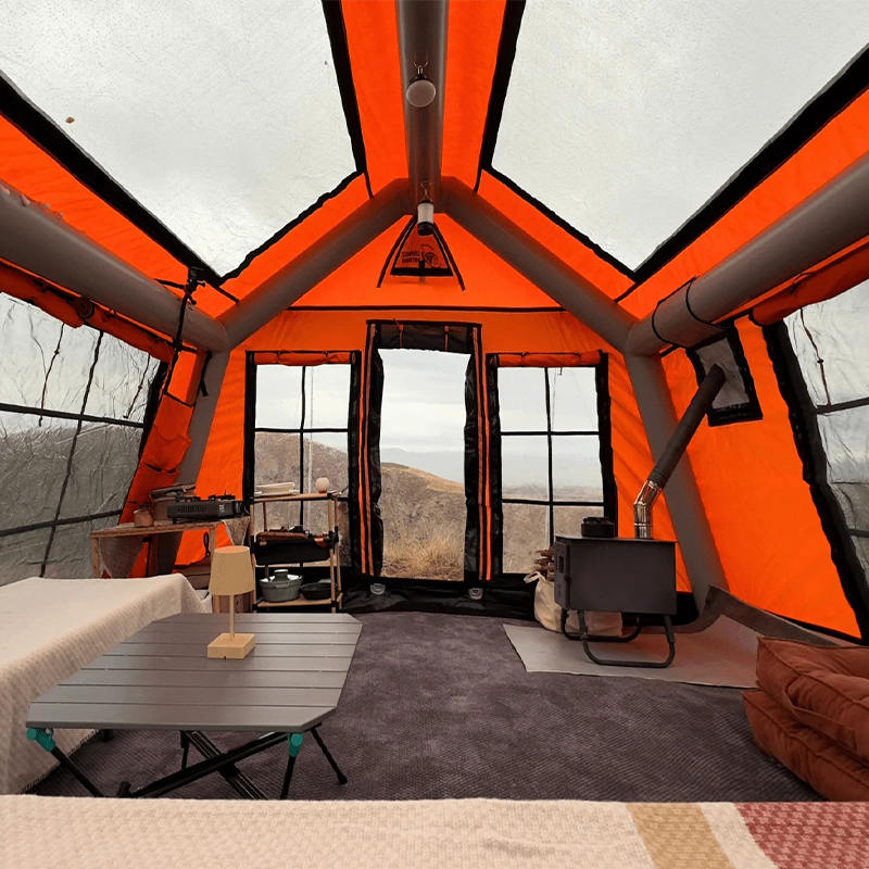 8-10 Person Four Season Panorama Inflatable Camping Tent