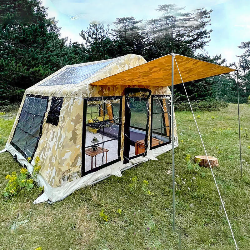 8-10 Person Four Season Panorama Inflatable Camping Tent
