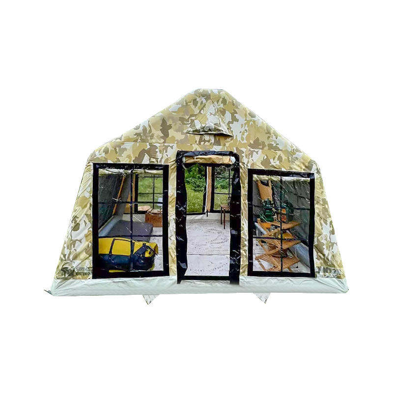 8-10 Person Four Season Panorama Inflatable Camping Tent