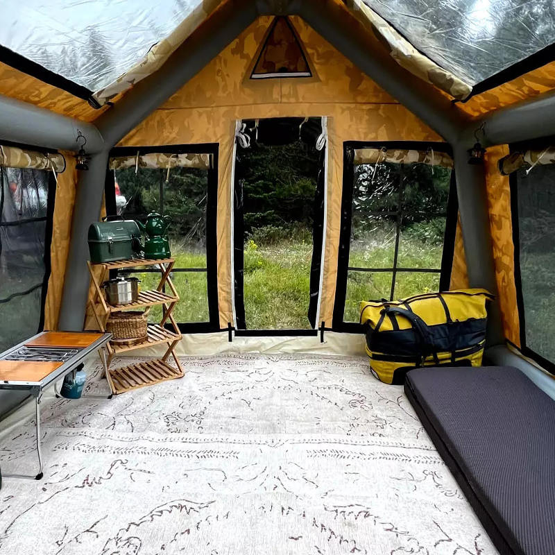 8-10 Person Four Season Panorama Inflatable Camping Tent