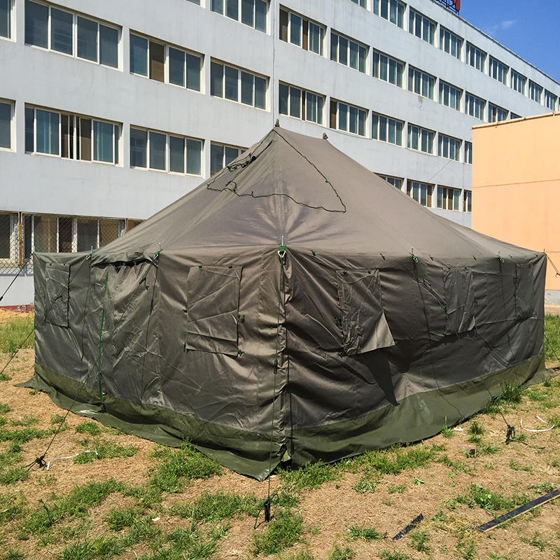 4.8x6.0m Canvas Military Pole Tent and Shelters