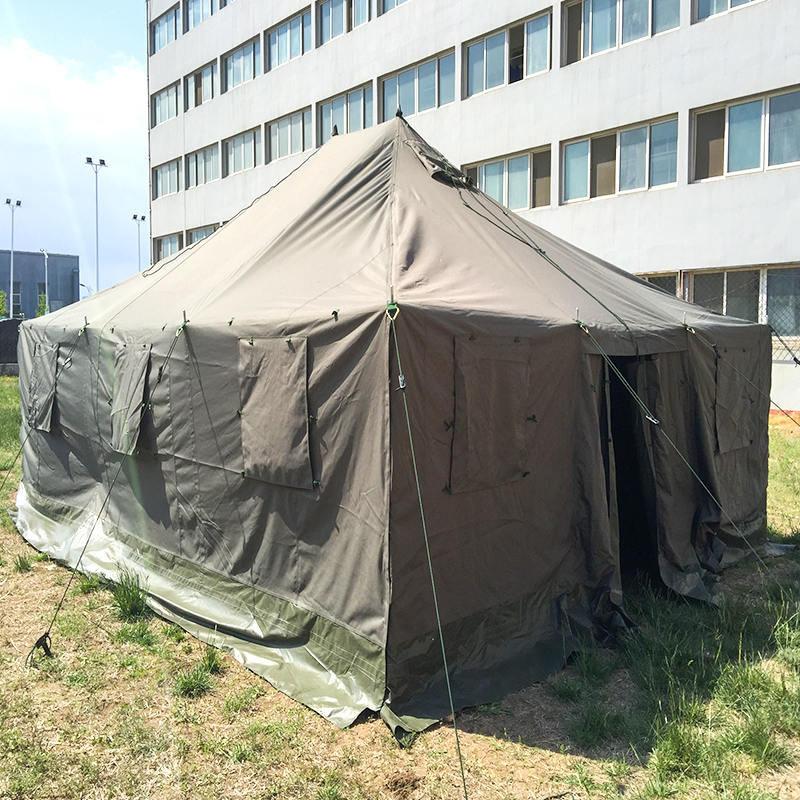4.8x6.0m Canvas Military Pole Tent and Shelters