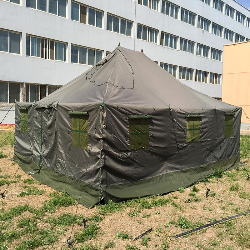 4.8x6.0m Canvas Military Pole Tent and Shelters