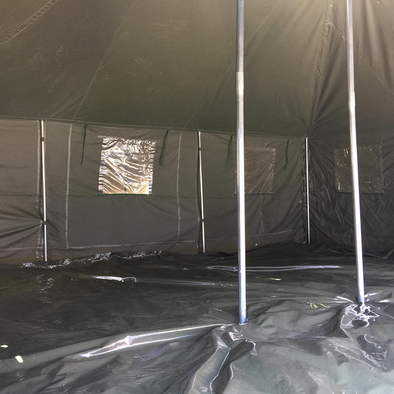 4.8x6.0m Canvas Military Pole Tent and Shelters