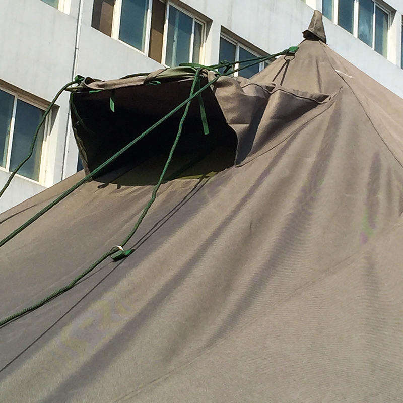 4.8x6.0m Canvas Military Pole Tent and Shelters